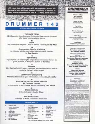 Drummer Issue 142: Contents