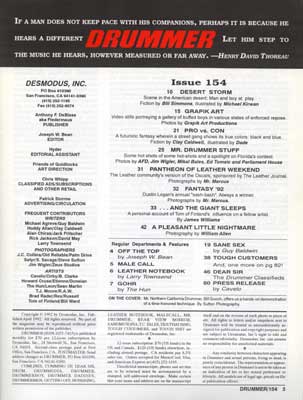 Drummer Issue 154: Contents